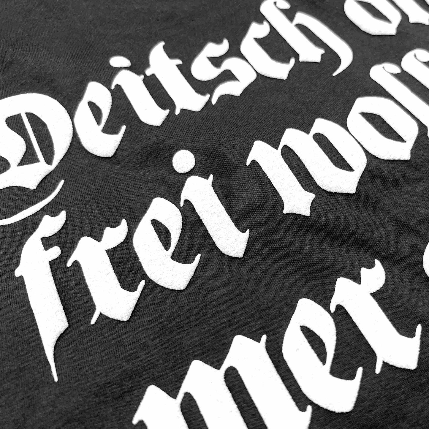 Deitsch on frei wolln mer sei! Nicki schwarz inkl. kostenfreiem Versand