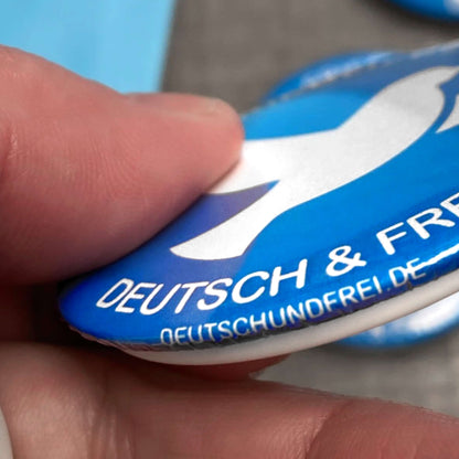 Friedliebend, Deutsch & Frei! Plaketten inkl. Versand